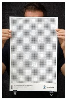 STAR GRID POSTERS on the Behance Network #white #pattern #black #grid #portrait #poster #and #face