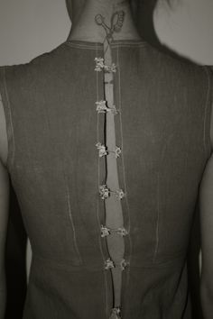 Rabbit Spine Dress | Freya Edmondson #skeleton #girl #design #bone #tattoo #back #dress #pine #fashion #rabbit