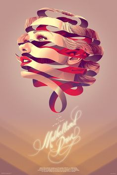 Mondo Poster Premiere: Kevin Tong's Gorgeous 'Mulholland Drive'