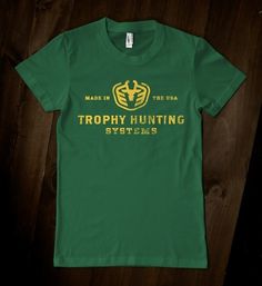 Trophy Hunting Systems :: Joseph Blalock Design Office #deer #shirt #hunting #gold #green