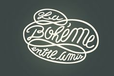 La Bohème Branding on the Behance Network #logo #branding