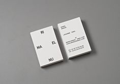 Bänziger Hug #minimalism #card #identity #business