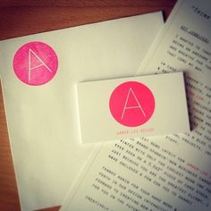 Welcome to Amberica #stamp #you #mailout #client #envelope #thank #logo #mail #love #package #neon