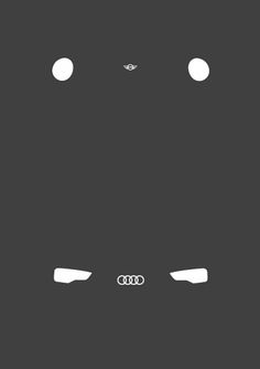 Yoni Alter #mini #eyes #yoni #alter #illustration #audi #car