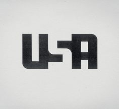 USA #negative #logo #space #typography