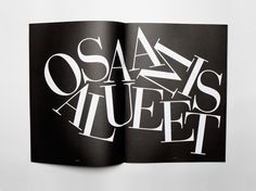 BOND – SI Special | September Industry #graphic #black #typography