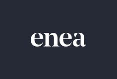 Enea by Clase bcn #logo #logotype #typography