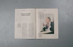 Stockholm Banco — Oskar Pernefeldt #editorial #typography #newspaper #layout