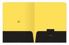 Graphic-ExchanGE - a selection of graphic projects #yellow #identity #folder