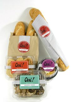Oui! Bread & Pastries #page #stationary #packaging #design #& #oui #pastries #direction #corporate #brand #p #identity #for #art #web #bread