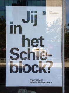 almost Modern : het Schieblock – Drukwerk #helvetica #poster #typography