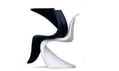 Panton Chair 50ème anniversaire: Design: Collage: Vitra.com #chair #ying #yang #panton