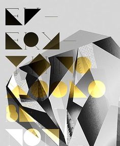 FFFFOUND! | What's new in design and the digital culture | Netdiver Magazine #typography #yellow #gradient #geometric shapes