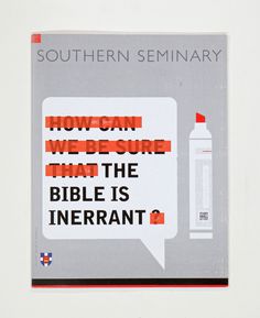 Southern Seminary Fall 2010 #bible #illustration #seminary #marker