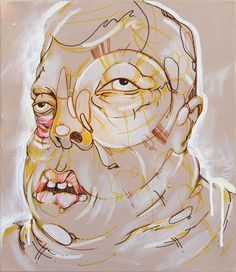 Pale Wallery #thomas #painting #art #face #character #evers