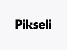 Pikseli by Werklig, Finland #logotype #logo #type #typography