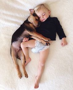 A Naptime Story with Dog and Baby 6 #photography #baby #dog