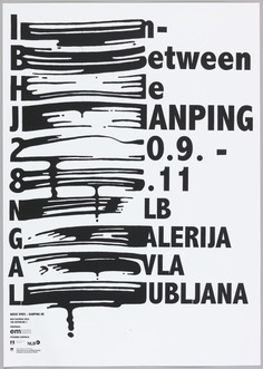 Poster, In Between He Jianping, 2012 | Objects | Collection of Cooper Hewitt, Smithsonian Design ...