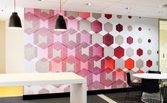 Australian HQ, 3M. Designed by There. @enviromeant.com #graphics #wall