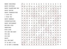 Crossword Puzzle Wrapping Paper (5 pics) - My Modern Metropolis #happy #greetings
