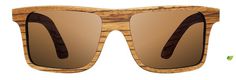 Shwood | Govy | Zebrawood | Wooden Sunglasses #glasses #wooden #zebrawood #sunglasses #wood #shwood #govy