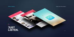 Sound #apple #ios7 #note #design #iphone #app #mobile #sound #art #music #blue