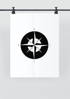 914k Designer / Art Director - SAIL. - Poster by 914kÂ #vector #blackwhite #poster