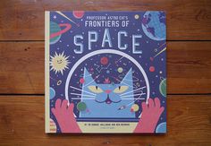 astro cat cover by ben newman illustrator #retro #space #illustration #vintage #ben #newman