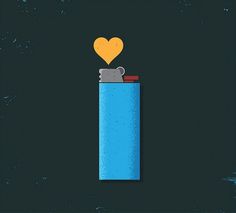 Heart Lighter | Flickr - Photo Sharing! #heart #illustration #love #lighter