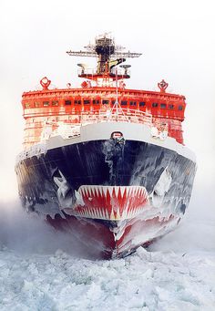 Photography(Russian Arktika class nuclear powered Icebreaker Yamal, viaÂ ferdinand von portus) #photography