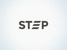 Dribbble - Step Logo by Andrew Knapp #logotype #climb #steps #step #stairs #logo