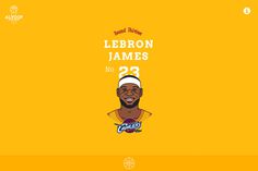 Alyoop of the Week #vector #ux #icon #lebron #nba #video #illustration #web #basketball #typography