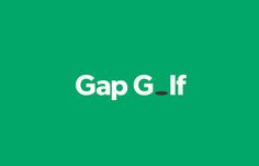 Gap Golf Riley Clarke | Creative Portfolio #golf #logo #simple #minimal #gap #type #typography