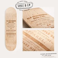 Graphic-ExchanGE - a selection of graphic projects - Page2RSS #engraving #skateboard #laser