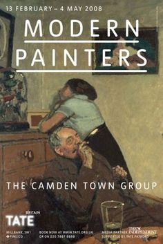 Modern Painters — The Camden Town Group #modern #paint #typography