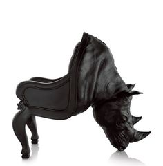 Great design / Tumblr #seat #design #rhino #black #art