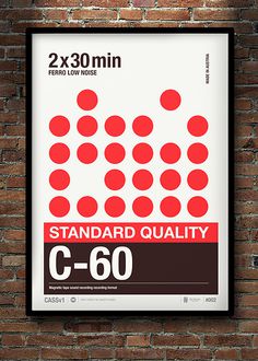 Don't Forget the Cassette: Posters by Neil Stevens | Inspiration Grid | Design Inspiration #flat #print #design #clean #vintage #poster