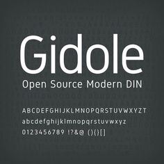 Gidole Free Typeface