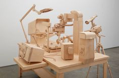 Technology and Trees: The Sculpture of Roxy Paine in main art Category #wood #sculpture #art