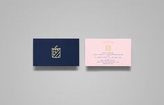 Logo and business cards with gold foil detail designed by Anagrama for event panner Checklist #logo #branding #crest