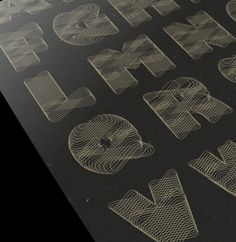 Typeverything.com Lemniscate typeface by Rosy... - Typeverything #lettering #typography