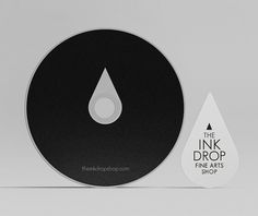 INK DROP Fine Arts Shop on the Behance Network #logo #design #identity #branding