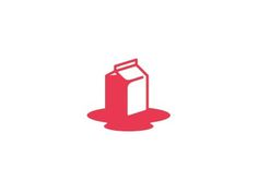 Carton_nosplashes #icon #spilled #milk #vector