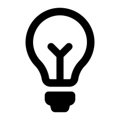 See more icon inspiration related to idea, light bulb, electricity, technology, invention, illumination and interface on Flaticon.