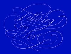 Lettering my love by graphic designer @Andreirobu #typography