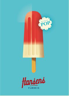 Hansen's Ice Cream #vector #texture #+