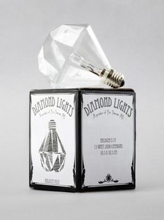 Brief / Relief #bulb #diamond #design #industrial #light