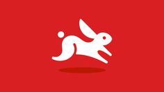 Visual Quickstart, by Ty Wilkins #inspiration #creative #red #bunny #icon #design #graphic #cute