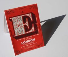 An East London Companion - Herb Lester Associates #london #ornamental #type #map