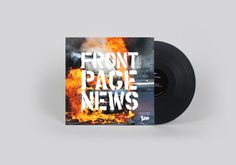 Punkture: Front page news #album #front #page #news #cover #stencil #vinyl #art